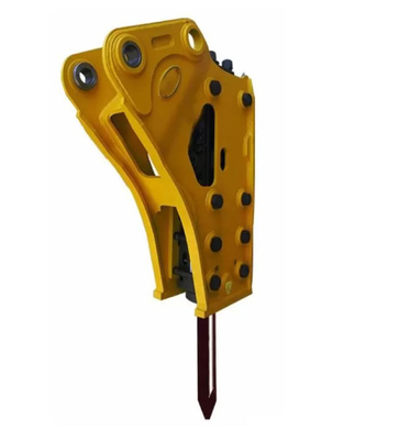 45 Ton 165mm Excavator Breaker Hammer Bits Hadfield Steel DX340 PC400